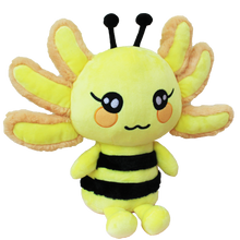 Load image into Gallery viewer, Bertie the Bee Axolotl Plushie
